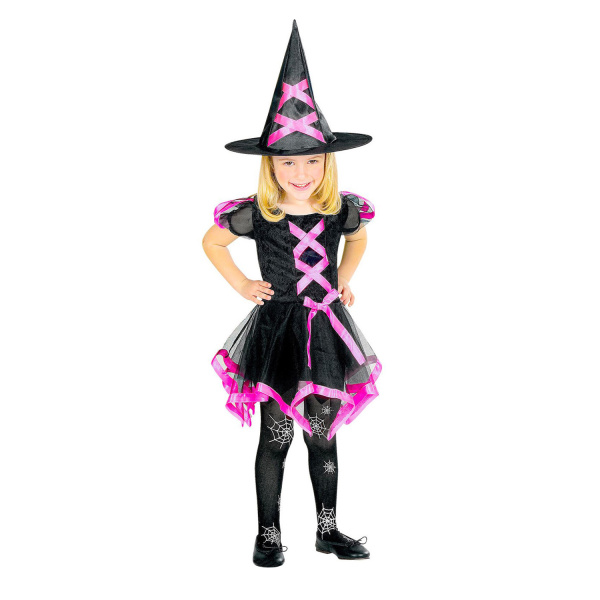 SORCIERE NEON 3 coul. robe, chapeau    ass
