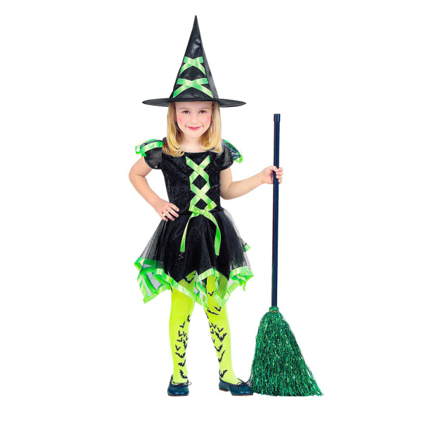 SORCIERE NEON 3 coul. robe, chapeau    ass – Image 2