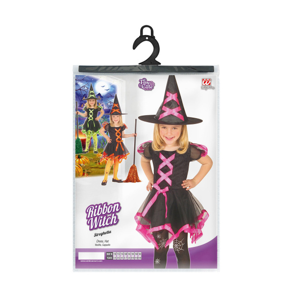 SORCIERE NEON 3 coul. robe, chapeau    ass – Image 6