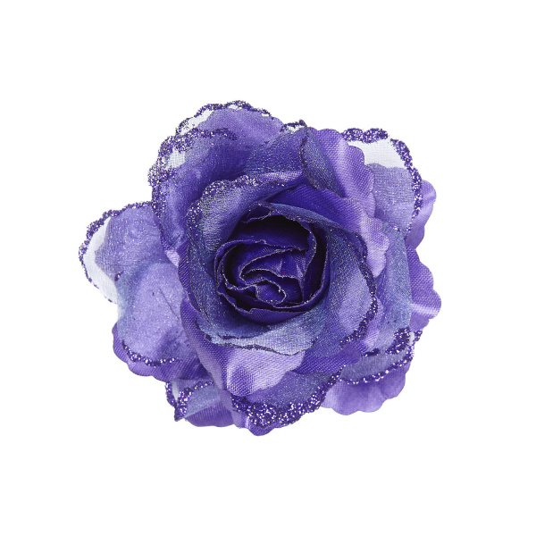 Clip pour cheveux rose violette
