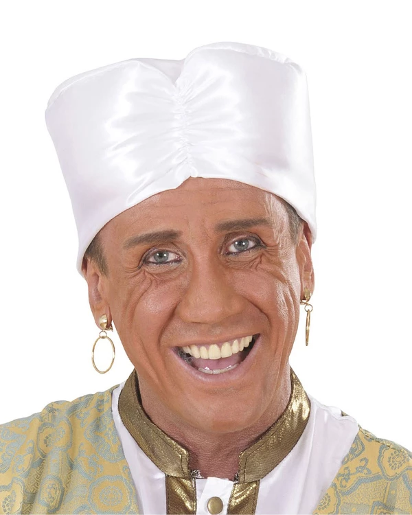 TURBAN BLANC satin