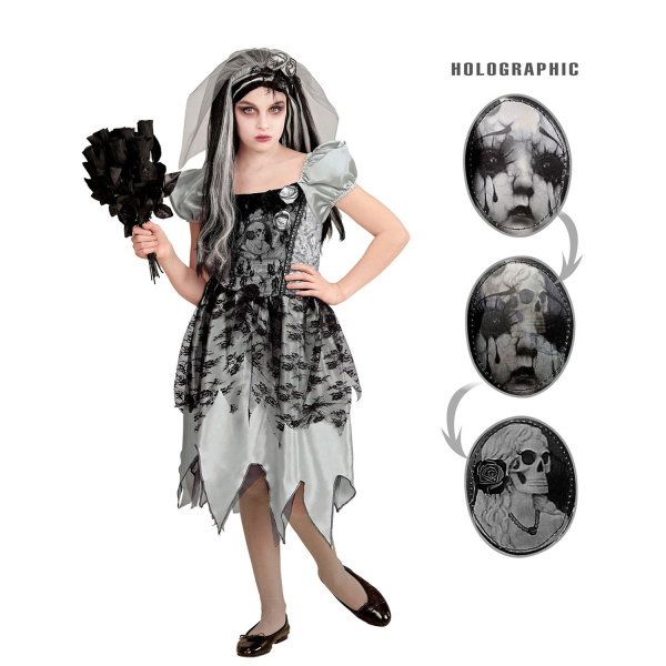 MARIEE SPECTRALE robe, voile demariée    128cm