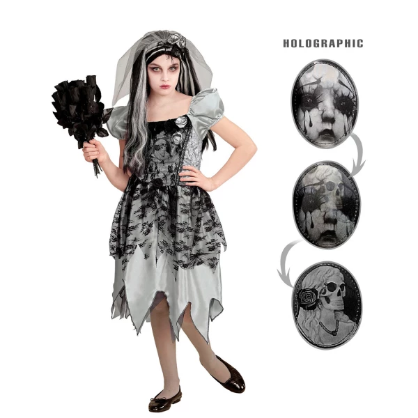 MARIEE SPECTRALE robe, voile demariée    128cm