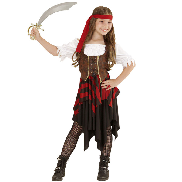 PIRATE FEMME robe, corset, bandeau    116cm