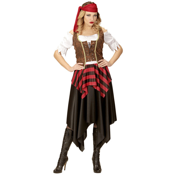 PIRATE robe, corset, bandeau    S