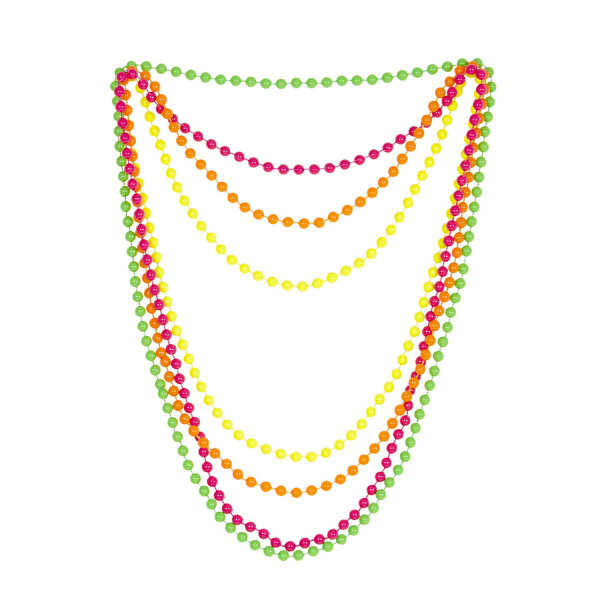 Set de 4 COLLIERS DE PERLES NEON – Image 2