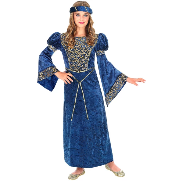 DAME RENAISSANCE robe, coiffe    140cm – Image 2