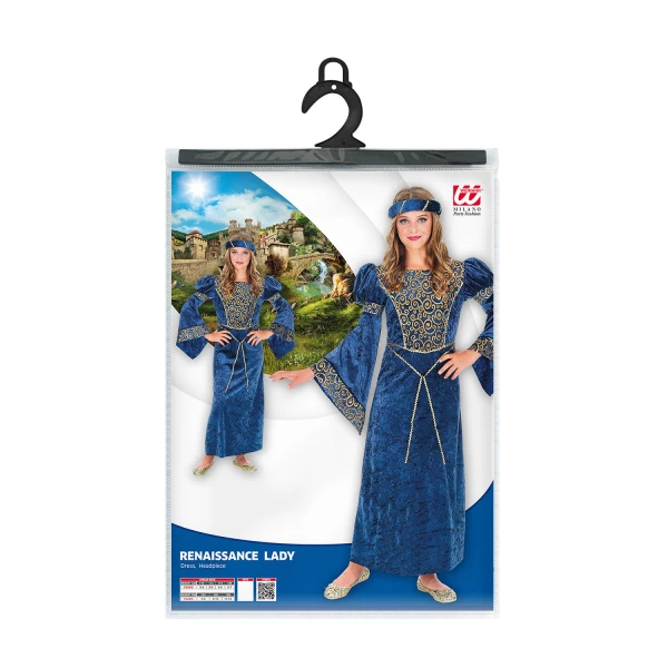 DAME RENAISSANCE robe, coiffe    140cm – Image 5