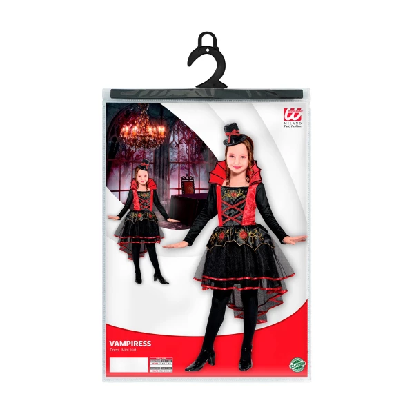 VAMPIRA robe, mini-chapeau    128cm – Image 3