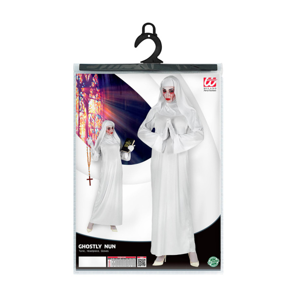 RELIGIEUSE FANTOMATIQUE tunique, couvre-chef, gants    S – Image 6