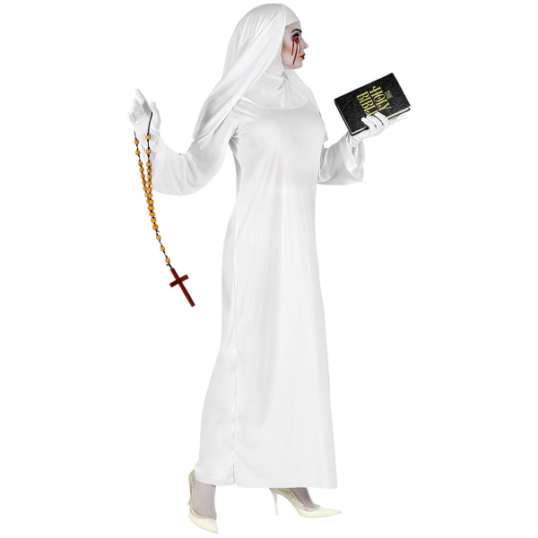 RELIGIEUSE FANTOMATIQUE tunique, couvre-chef, gants    L – Image 5