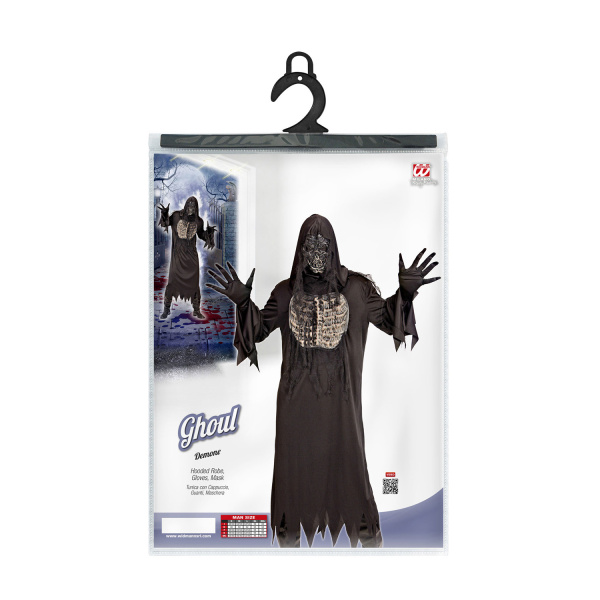 DEMON tunique à capuche, gants, masque – Image 5