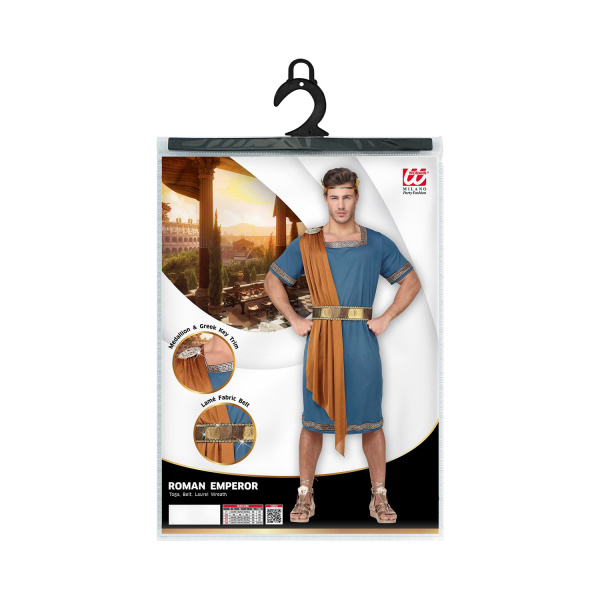 EMPEREUR ROMAIN tunique avec ceinture, ceinture, couronne de laurier    L – Image 7