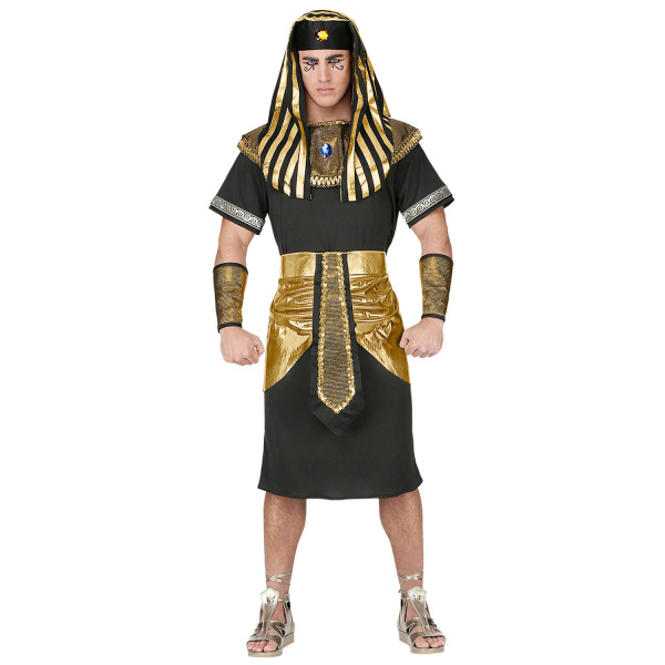 PHARAON tunique, ceinture, collier, bracelets, casque    M