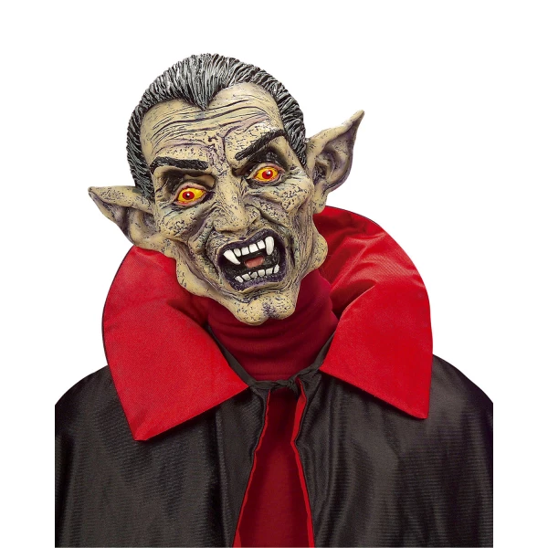 MASQUE HORREUR latex - 3 styles ass.: démon, vampire, zombie – Image 3