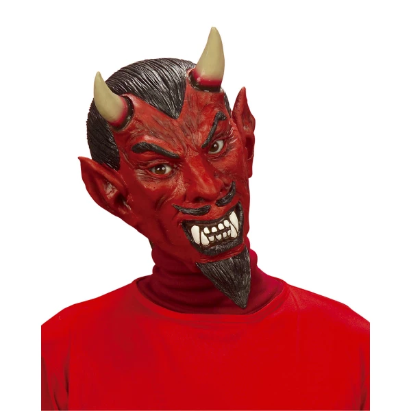 MASQUE HORREUR latex - 3 styles ass.: démon, vampire, zombie – Image 4