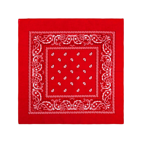 RED BANDANA 55x55 cm - 100% cotton – Image 5