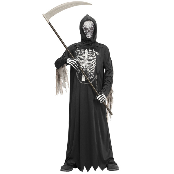 FAUSSOYEUR tunique avec chaine,masque à capuche    116cm – Image 2