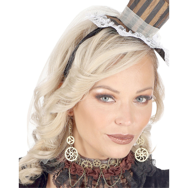 paires de BOUCLES D'OREILLES STEAMPUNK – Image 2