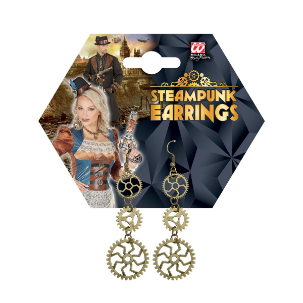 paires de BOUCLES D'OREILLES STEAMPUNK – Image 5