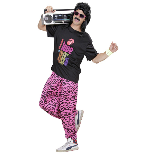 MODE ANNÉES 80 T-shirt, pantalon baggy    XL – Image 3