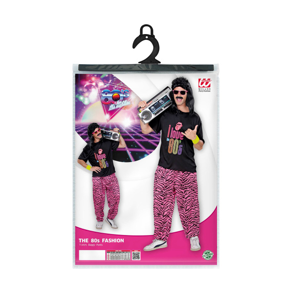 MODE ANNÉES 80 T-shirt, pantalon baggy    XL – Image 5