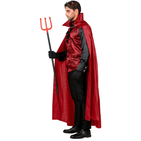 DIABLE chemise avec veste et jabot, avec médaillon, manteau, gants    M/L – Image 4