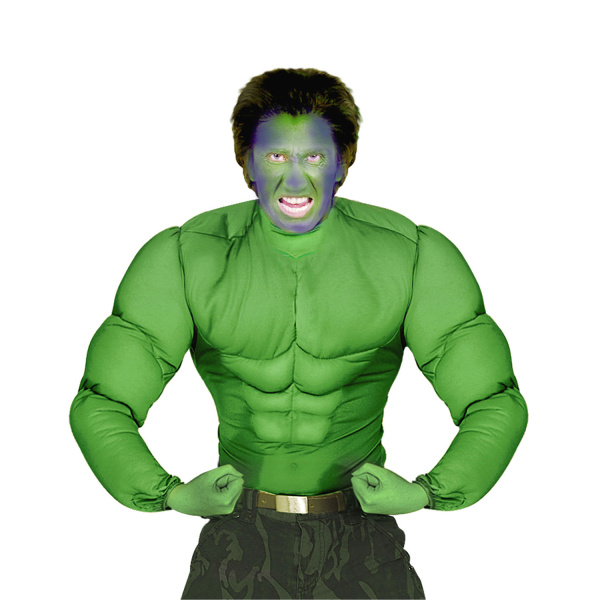 CHEMISE SUPER MUSCLES VERTE    L – Image 2