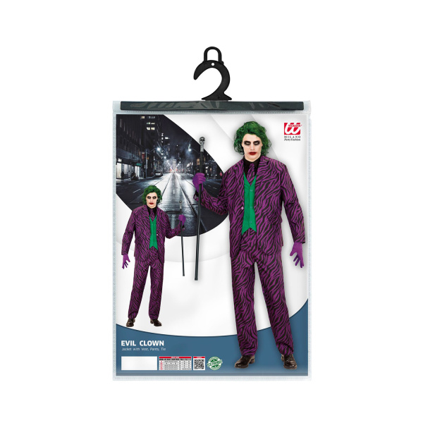 CLOWN MALEFIQUE veste avec gilet, pantalon, cravate    S – Image 4