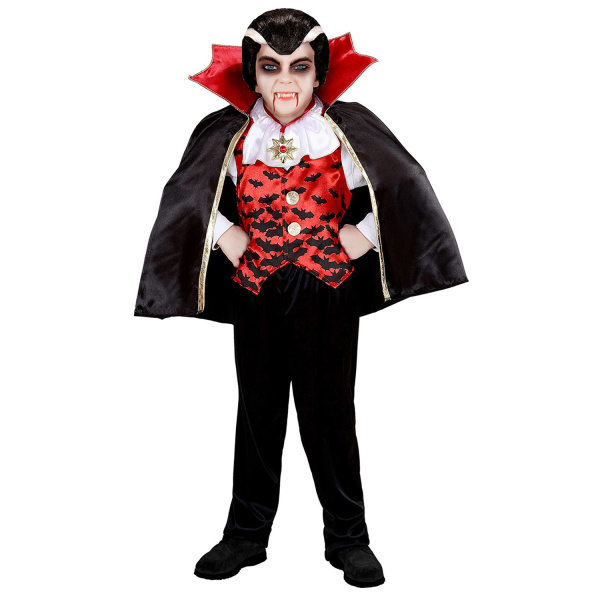 VAMPIRE veste avec jabot,pantalon, cape    110cm