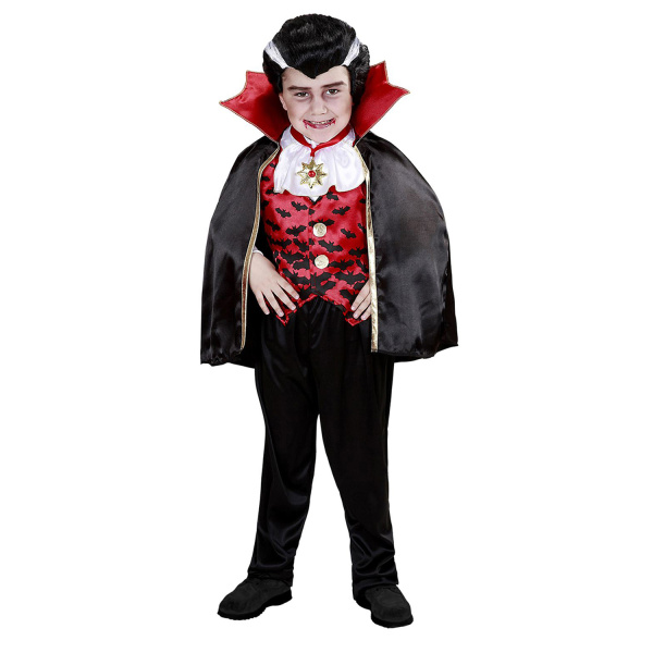 VAMPIRE veste avec jabot,pantalon, cape    110cm – Image 2
