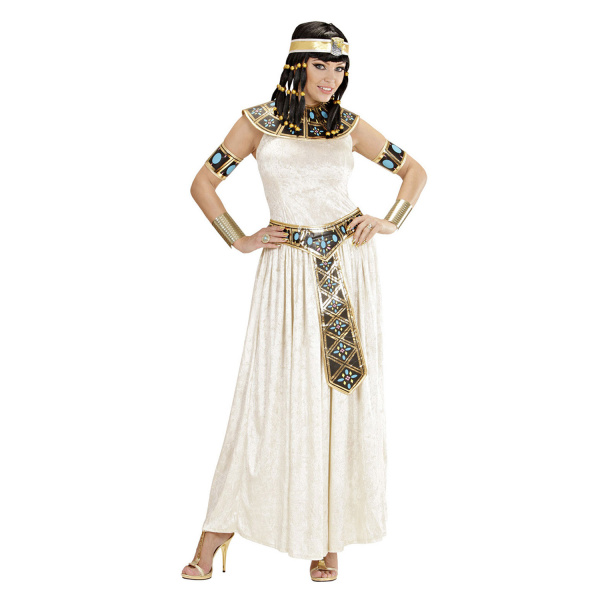 REINE EGYPTIENNE robe, collar, ceinture, bracelets    M