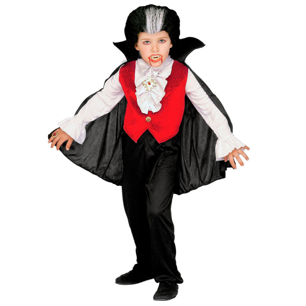 VAMPIRE chemise avec veste, jabots, pantalon, cape avec collar    158cm