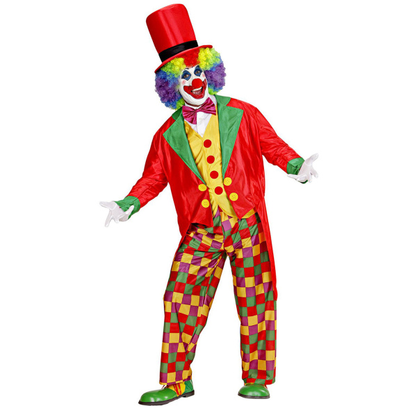CLOWN frac, veste, papillon, pantalon, chapeau    M – Image 2