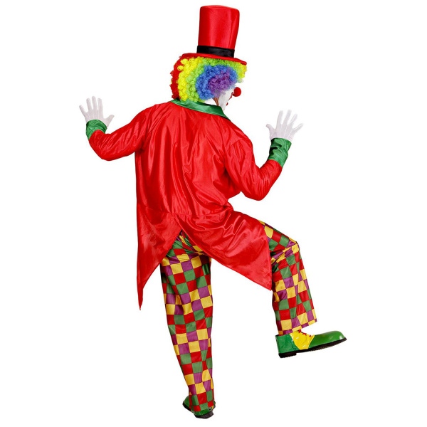 CLOWN frac, veste, papillon, pantalon, chapeau    M – Image 3