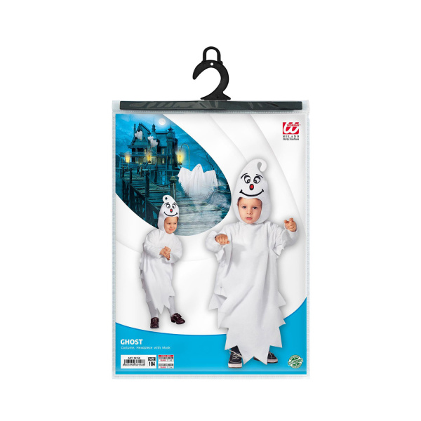 FANTOME costume, cagoule avec masque    110cm – Image 3