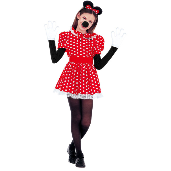 PETITE SOURIS robe, ceinture, oreilles    140cm