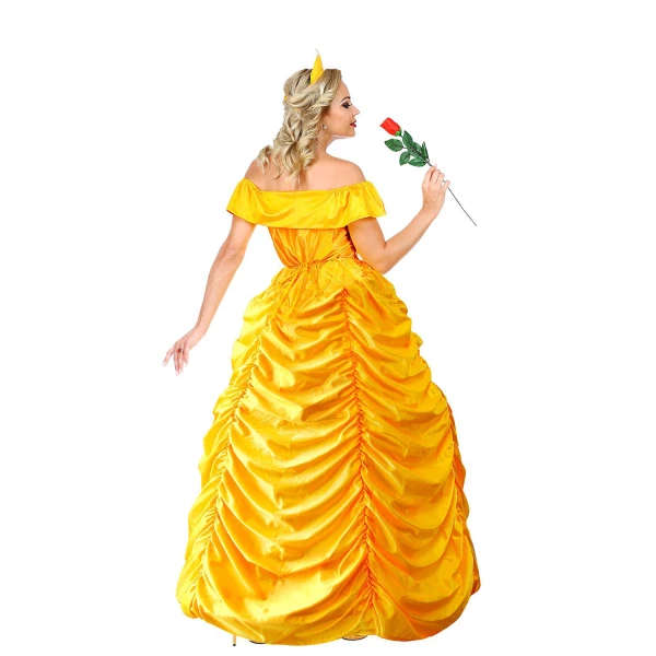 REINE DE BEAUTE robe avec jupon, ceinture, serre-tête    S – Image 3