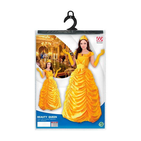 REINE DE BEAUTE robe avec jupon, ceinture, serre-tête    S – Image 6