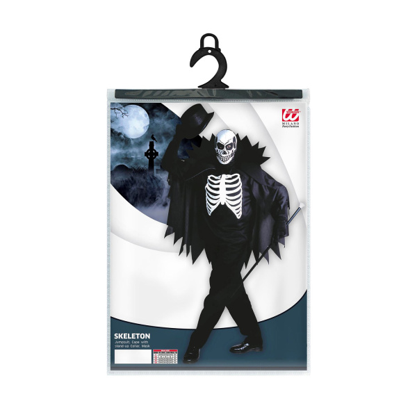 SQUELETTE casaque, cape avec col, masque    XL – Image 2