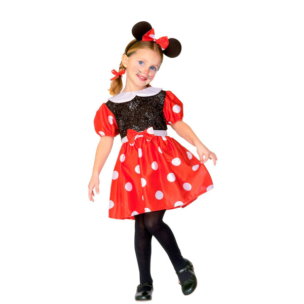 PETITE SOURIS FILLE robe, oreilles