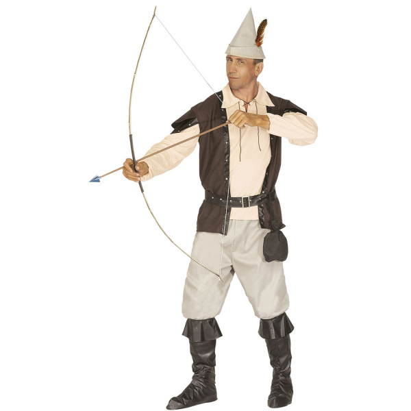 ROBIN DES BOIS chemise, gilet, pantalon, chapeau, surbottes    L