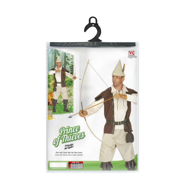 ROBIN DES BOIS chemise, gilet, pantalon, chapeau, surbottes    L – Image 2