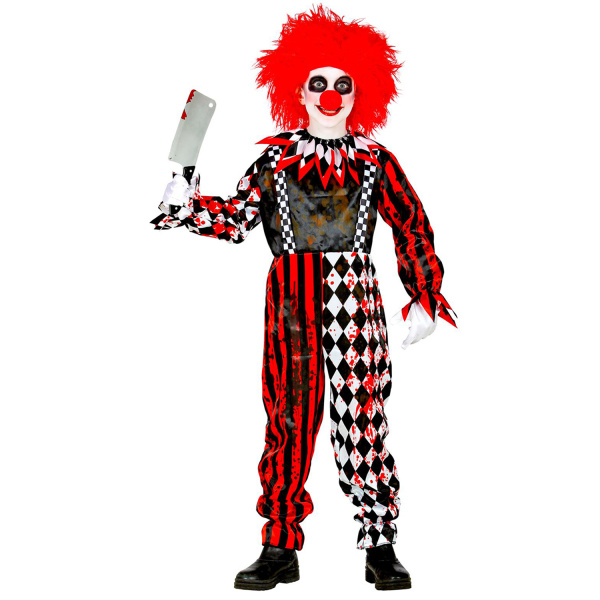 CLOWN HORREUR combinaison, col    128cm – Image 3