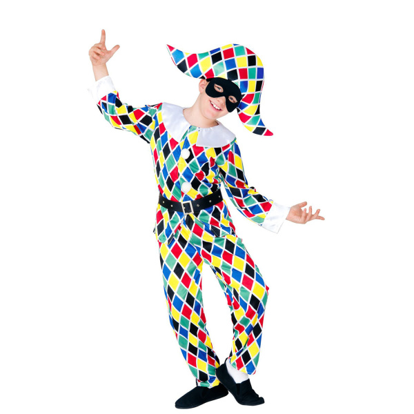 ARLEQUIN veste, pantalon, ceinture, chapeau    128cm