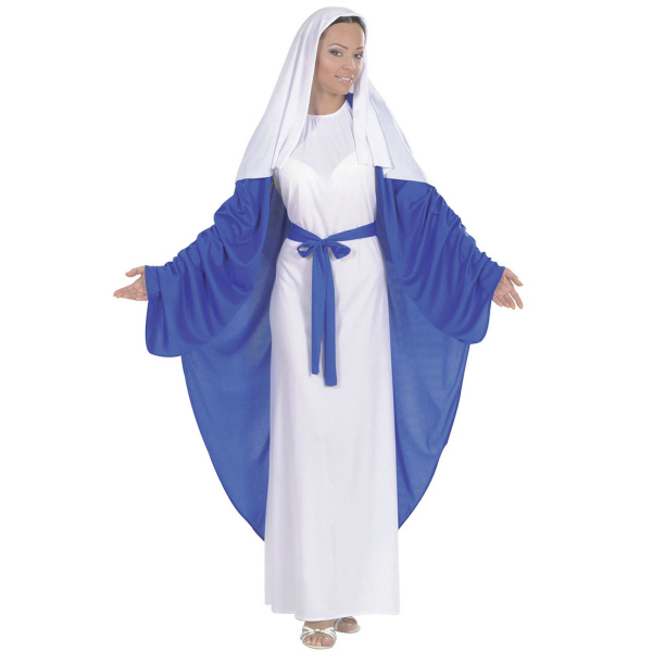SAINTE MARIE tunique avec cape, ceinture, couvre-chef    M