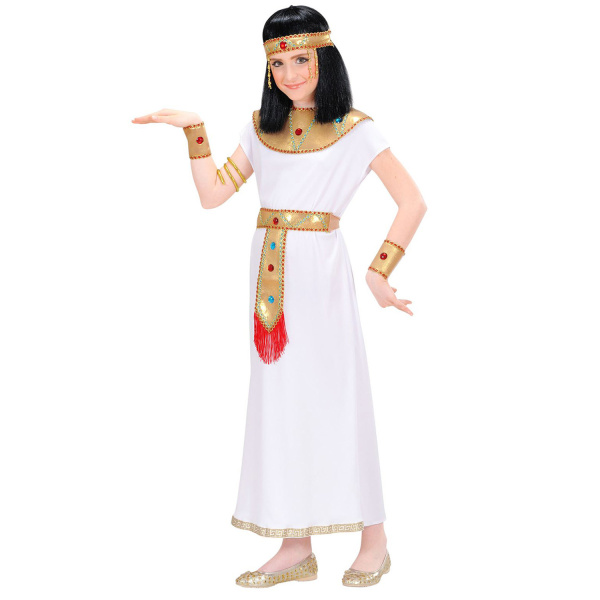 CLEOPATRE tunique, ceinture, collar, bracelets, bracelet avec serpent, cagoule    128cm