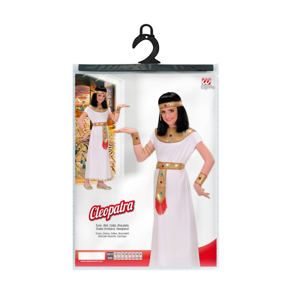 CLEOPATRE tunique, ceinture, collar, bracelets, bracelet avec serpent, cagoule    128cm – Image 2